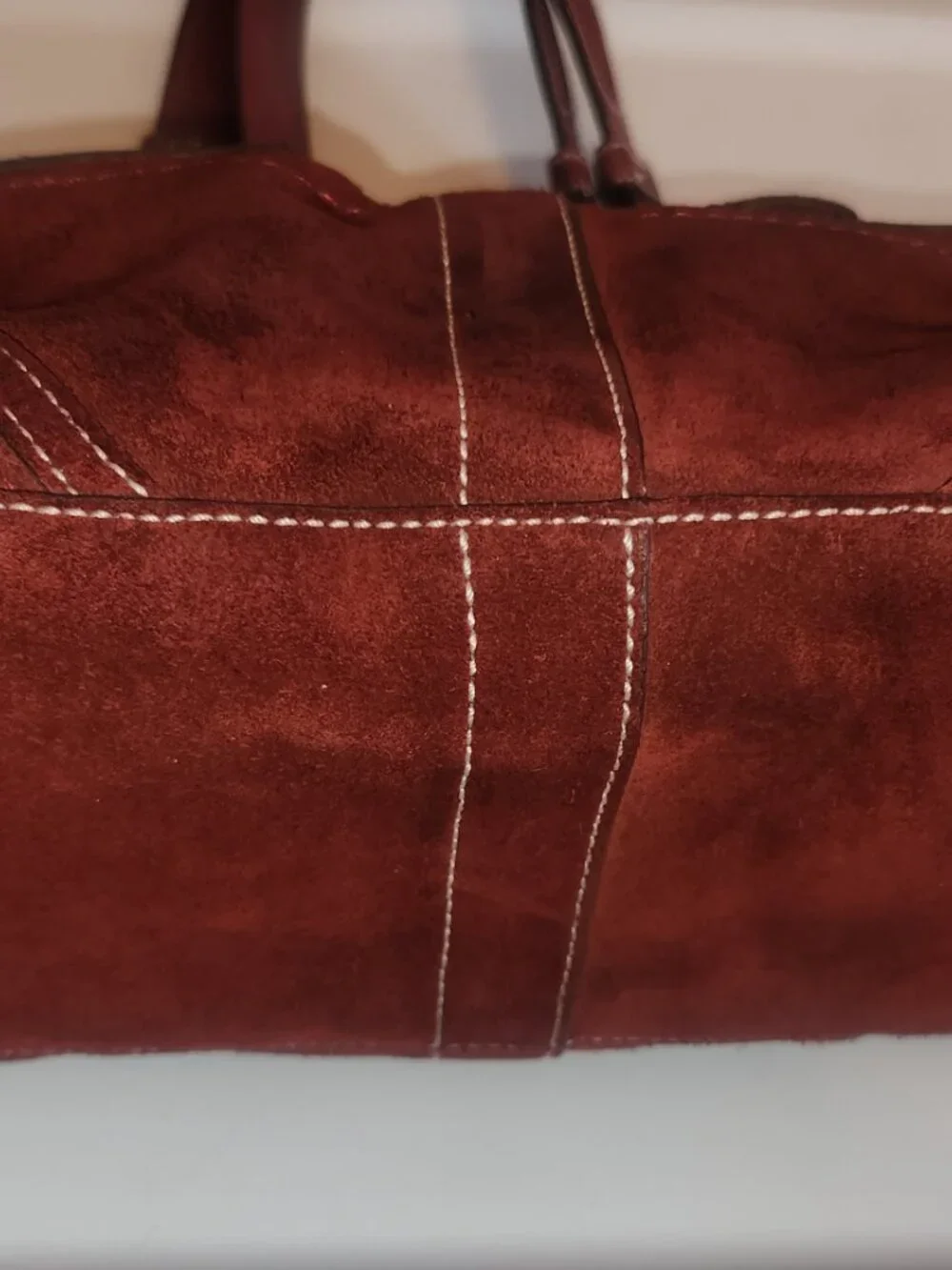 Vintage Y2K Coach Soho Mia - Burgundy Suede Style 10061 Y2K Pristine